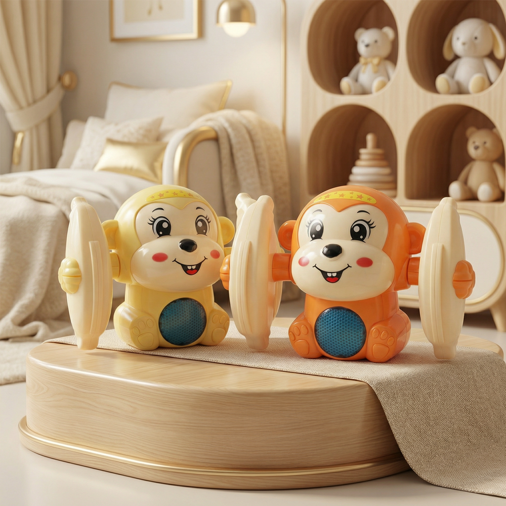 🎨🎨Spinning Tumble Monkey Interactive Toy