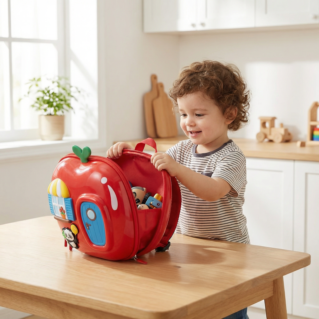 🍎3𝐷 𝐴𝑝𝑝𝑙𝑒 𝐻𝑜𝑢𝑠𝑒 𝐾𝑖𝑑𝑠 𝐵𝑎𝑐𝑘𝑝𝑎𝑐𝑘 – 𝐶𝑢𝑡𝑒 𝐻𝑎𝑟𝑑 𝑆ℎ𝑒𝑙𝑙 𝐶𝑎𝑟𝑡𝑜𝑜𝑛 𝑇𝑟𝑎𝑣𝑒𝑙 𝐵𝑎𝑔