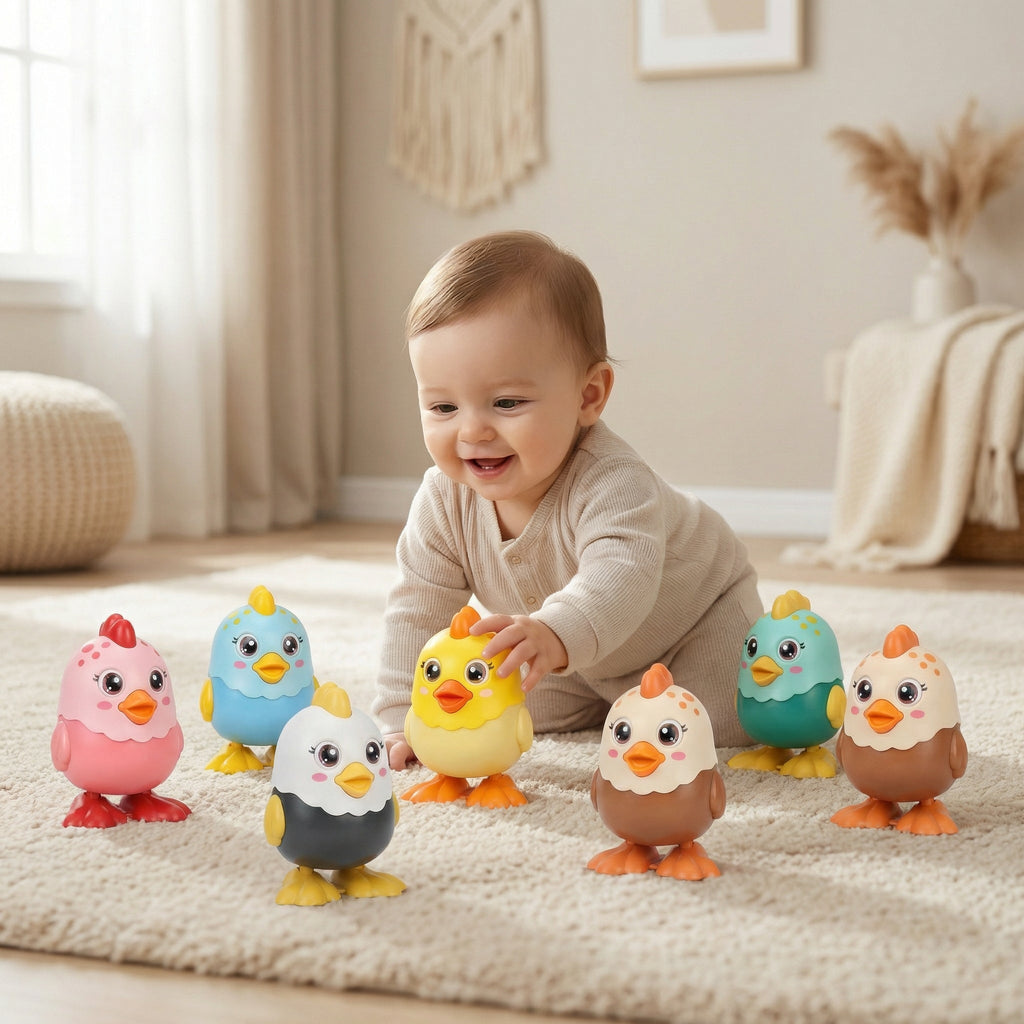 𝐺𝑖𝑔𝑔𝑙𝑒 𝐶𝑙𝑢𝑐𝑘 𝐶𝑜𝑙𝑙𝑒𝑐𝑡𝑜𝑟’𝑠 𝑆𝑒𝑡 – 𝐴𝑑𝑜𝑟𝑎𝑏𝑙𝑒 𝐵𝑙𝑢𝑒 & 𝑃𝑖𝑛𝑘 𝐶ℎ𝑖𝑐𝑘 𝑇𝑜𝑦 𝐷𝑢𝑜