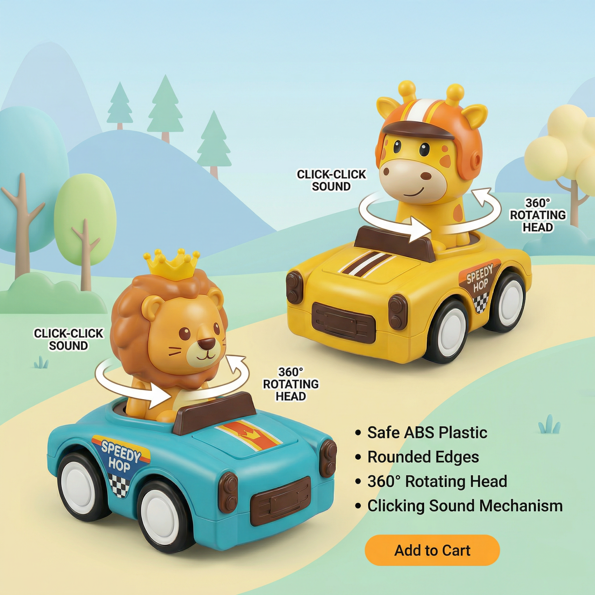 ⭐𝐶𝑎𝑟𝑡𝑜𝑜𝑛 𝐴𝑛𝑖𝑚𝑎𝑙 𝑃𝑢𝑠ℎ & 𝐺𝑜 𝑀𝑖𝑛𝑖 𝐶𝑎𝑟𝑠 – 4 𝐷𝑒𝑠𝑖𝑔𝑛𝑠 𝐴𝑣𝑎𝑖𝑙𝑎𝑏𝑙𝑒